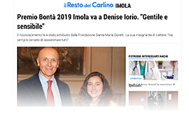 Premio Bontà a Denise Iorio - Resto del Carlino